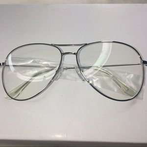 Silver Fashion Glasses